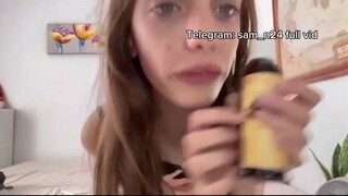 Sexy Teen Oil video strip (msg on telegram)