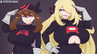 May and Cynthia Team Rocket Onhole