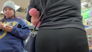 Big ass Latina creep shot