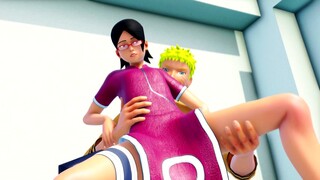 Sarada Sakura cosplay animated 3d Naruto harde sex