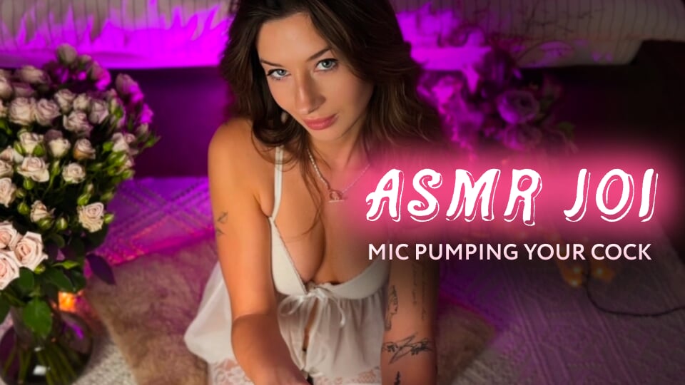 ASMR JOI. Sweet angel girl Mic pumping your cock. Amy Haze