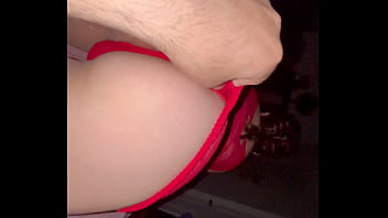 Hotwife showing off in Red