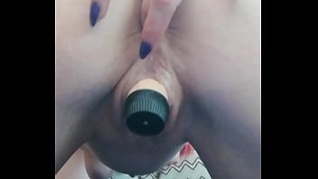 Fucking my pussy in close up doggystyle and fingering my asshole for pleasure