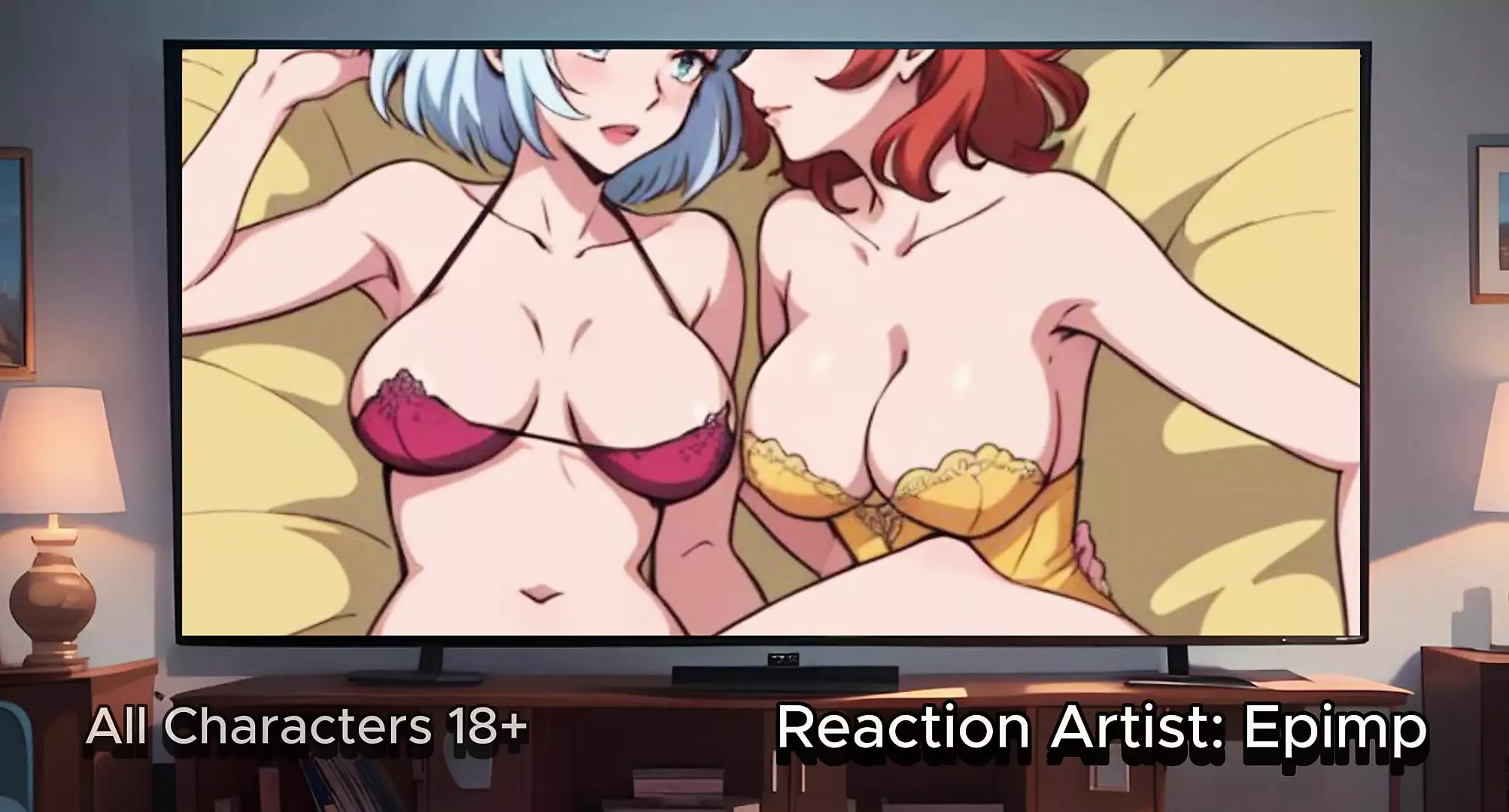 Reacting to HOT Anime Lesbians