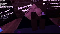 Using an BBC slut at my place ( Roblox )