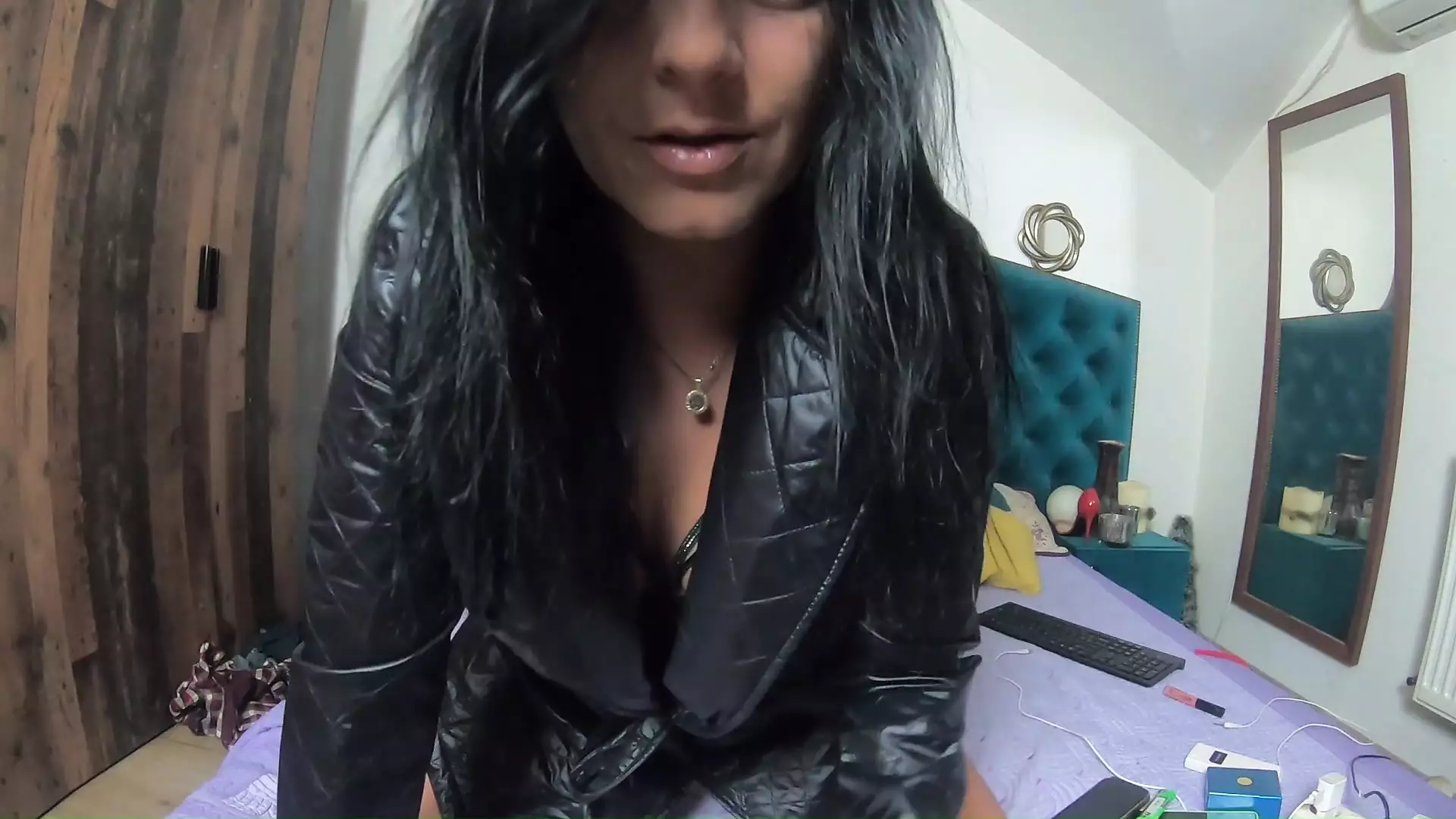 preview- milfycalla- masturbating and playing with dildos while wearing a long black raincoat 187