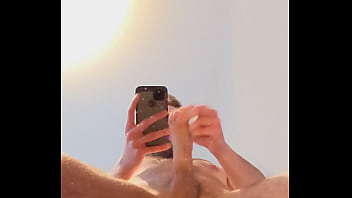 Jerking it over mirror